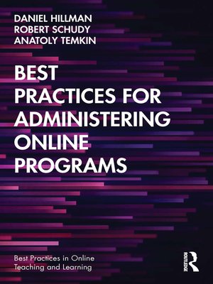cover image of Best Practices for Administering Online Programs